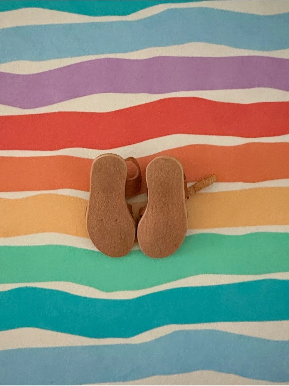 Brown Floral Toddler Sandals - from Mexico
